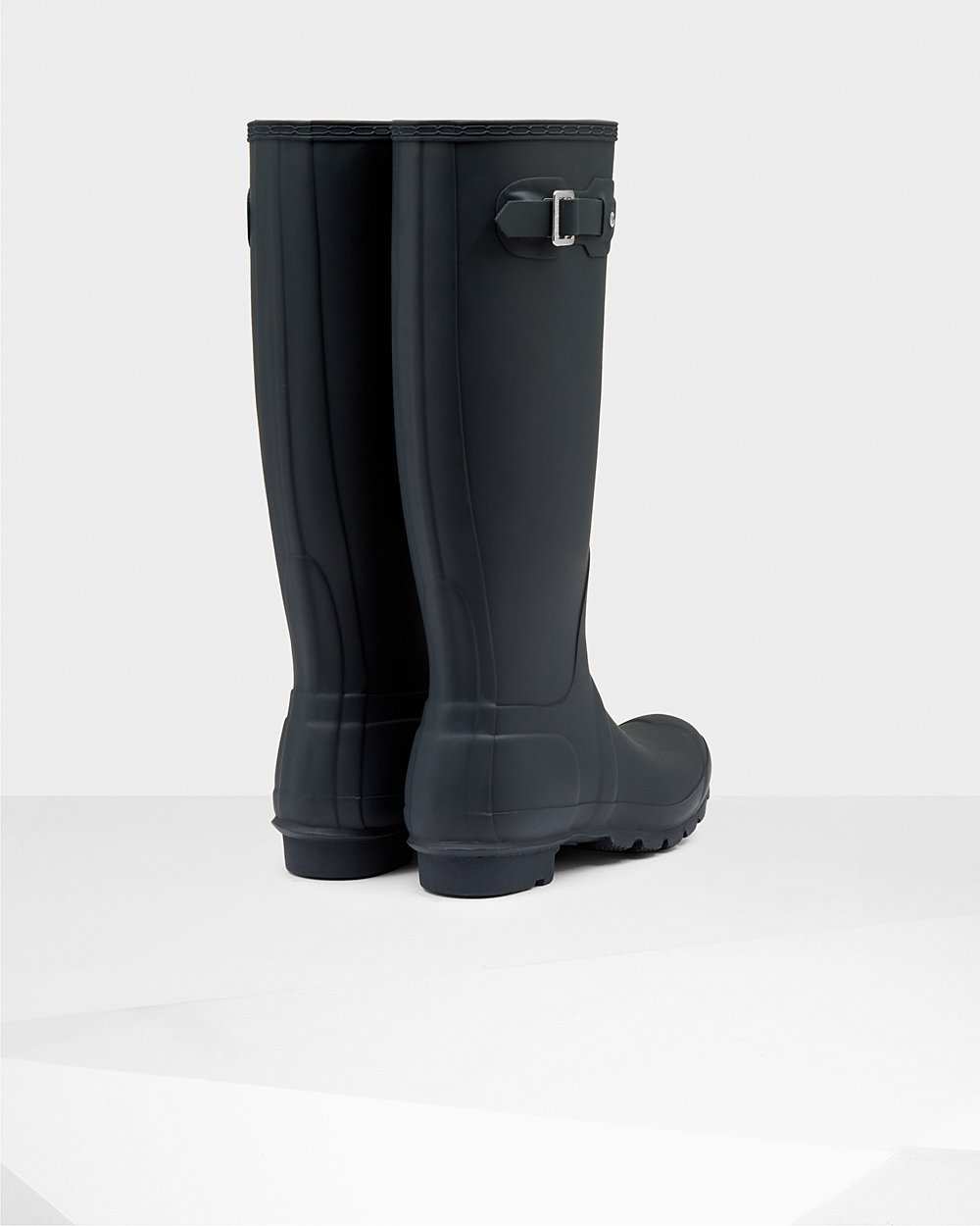 Womens Tall Rain Boots - Hunter Original (82AUYFOVJ) - Navy